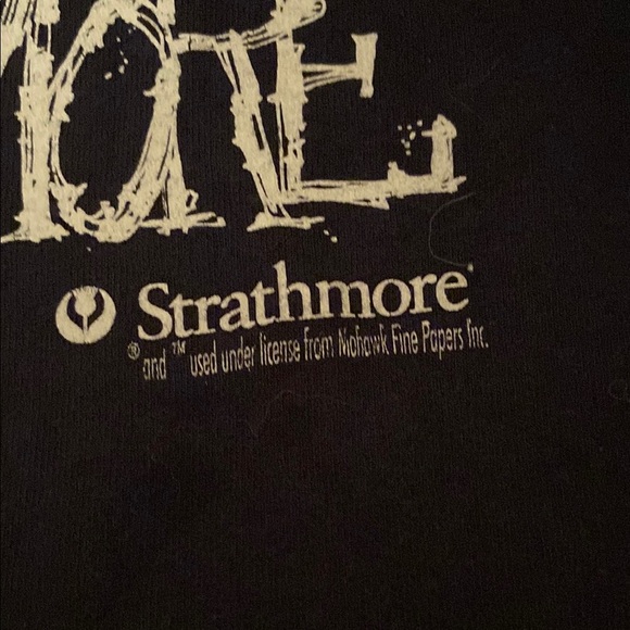 Black Graphic T-Shirt “Strathmore” sketchpads - Picture 3 of 5